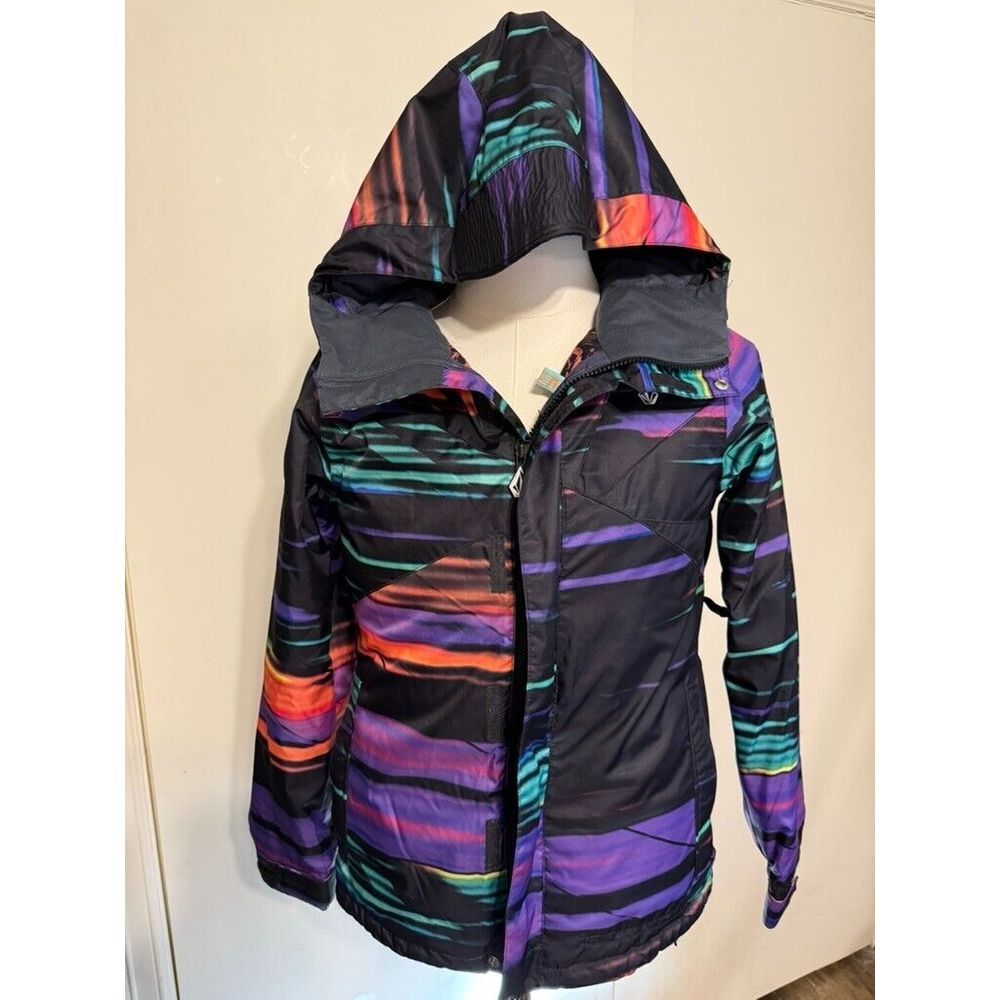 Volcom Jacket Womens XS Thermonite Snowboard Ayers Insulated 10000mm Geo